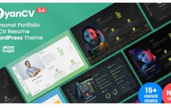 RyanCV – Personal Portfolio Resume Theme