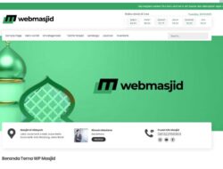 Buat Website Masjid dengan Tema WpMasjid